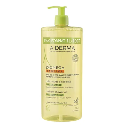 Exomega control olio lavante emolliente 1 litro