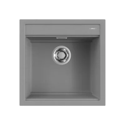 Elleci Lavello una vasca BEST 104 LGB10448 finitura composito G48 cemento da 51x51 cm