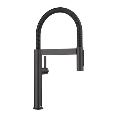 Blanco Miscelatore monocomando con doccetta estraibile CULINA-S II Mini 1527468 finitura nero opaco
