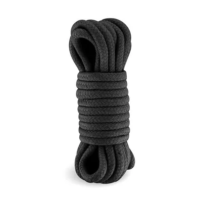 LATETOBED Corda Bondage BDSM Cotone Nero 5 Metri Shibari Fetish Restraint Rope