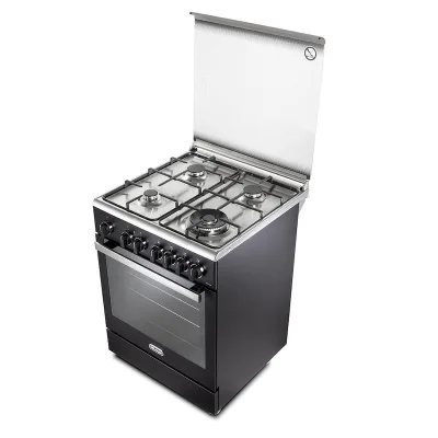 De Longhi Cucina a libera installazione PEMA 64 LSG a 4 fuochi con forno elettrico multifunzione finitura antracite da 60 cm