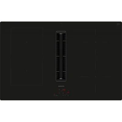 Siemens Piano cottura a induzione con cappa integrata ED811BS16E in vetroceramica nero da 80 cm - PROMOZIONE ATTIVA FINO AL 19/10