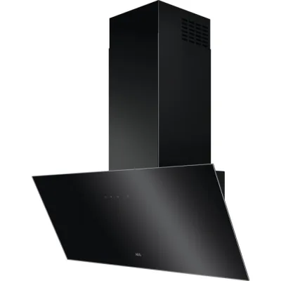 AEG Cappa verticale a parete DVK 5961 HB finitura nero da 90 cm