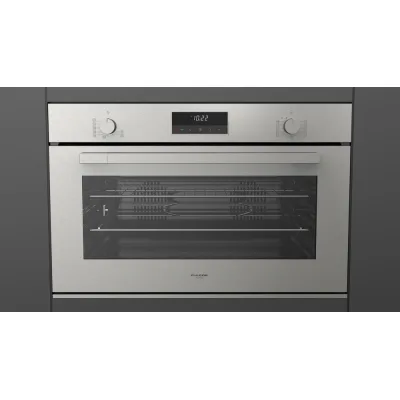 Fulgor Forno a gas ventilato FUTO 9605 FG EM 2F IX finitura acciaio inox da 90 cm