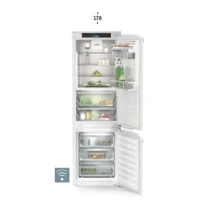 Liebherr Frigorifero combinato da incasso ICBNbi 5153 da 56 cm
