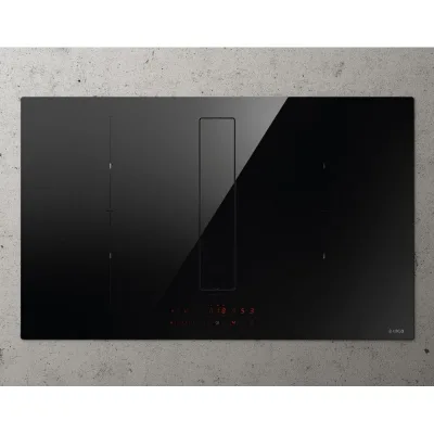 PRONTA CONSEGNA - Elica: Piano cottura a induzione con cappa NIKOLATESLA FIT XL BL/A/83 PRF0179476 in vetro nero da 83 cm