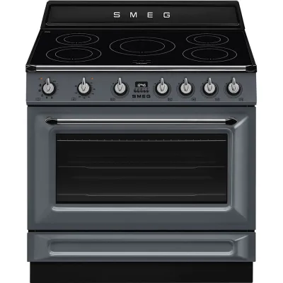 Smeg S Cucina TR90IPGR con forno termoventilato e piano cottura induzione finitura slate grey da 90x60 cm - PROMOZIONE ATTIVA FINO AL 19/10