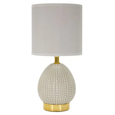 LAMPADA DA COMODINO FLAVI GRIGIA CM Ø 15X30,5