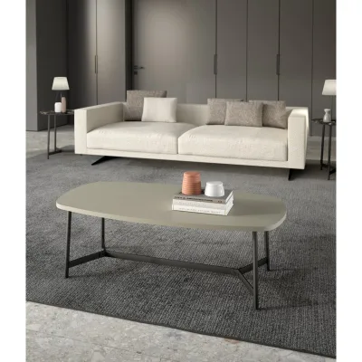 Maconi Tavolino rettangolare Milord 1040 con piano in melaminico da 105x55 cm e h. 35 cm serie Coffee Table collection