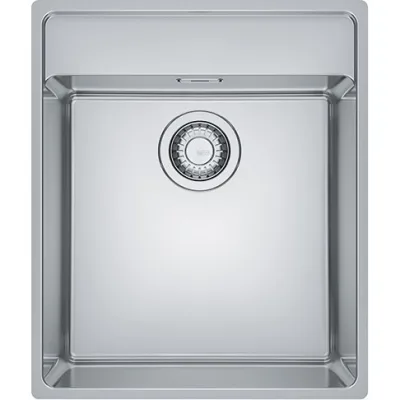 Franke: Lavello una vasca Maris Incasso Semifilo/Filotop MRX 210-40TL 127.0525.272 finitura inox satinato da 43x51 cm