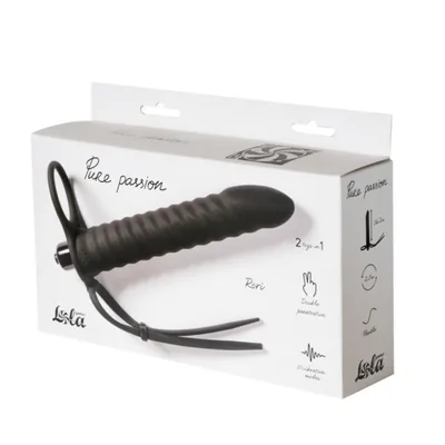 Strap On Vibrante Pure Passion Rori 16,2 cm Silicone Doppia Stimolazione