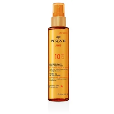 NUXE SUN OLIO SOLARE ABBRONZANTE VISO E CORPO SPF10 150ML
