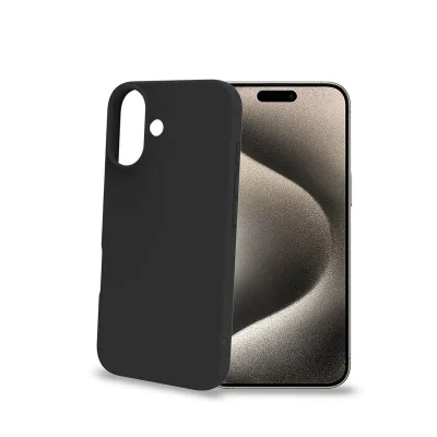 CELLY CROMO COVER IPHONE 16 BLACK CROMO1078BK