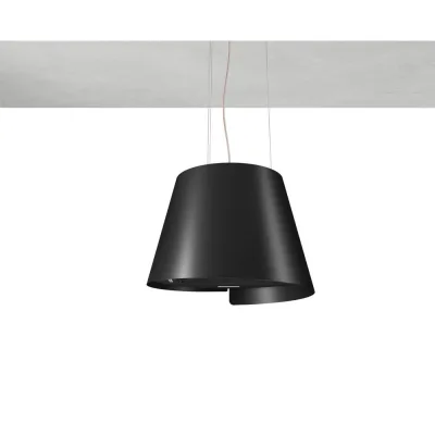 Airforce Cappa a isola filtrante SHARP BL/F/50 CCSHA5002 finitura nero da Ø50 cm