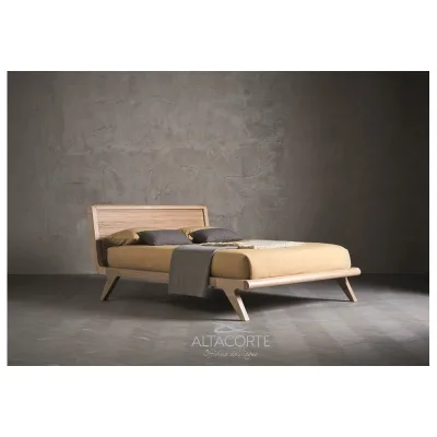 Altacorte Letto king size con testiera Willow da 180 cm