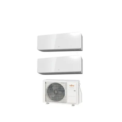 Climatizzatore Condizionatore FUJITSU Dual Split 7+12 serie KG Inverter con AOYG14KBTA2 R-32 WI-FI INTEGRATO 7000+12000 A+++/A++