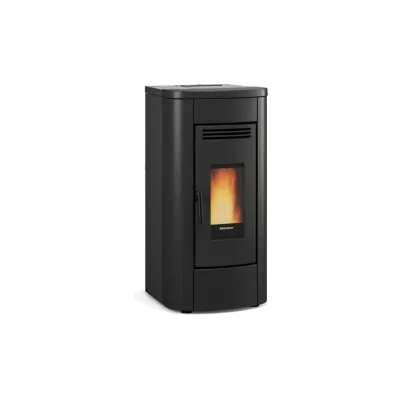 Extraflame Stufa a pellet ermetica canalizzata KLAUDIA PLUS AD EVO 1297151 finitura nero