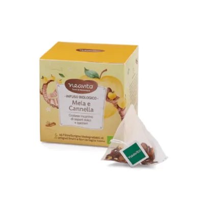 NEAVITA FILTROSCRIGNO INFUSO MELA E CANNELLA BIO