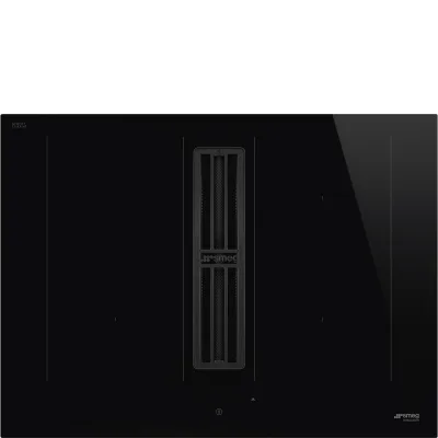 Smeg S Piano cottura a induzione con cappa integrata HOBD472D2 in vetroceramica nero da 70 cm - IN PROMOZIONE FINO AL 6/07