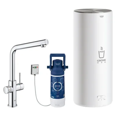 Grohe Miscelatore e boiler taglia L Red Duo 30325001 finitura cromo
