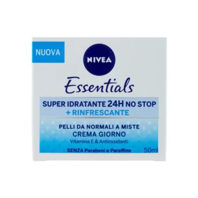 Nivea Essential Super Idratante 24h NoStop+ Rinfrescante Crema Giorno 50ml