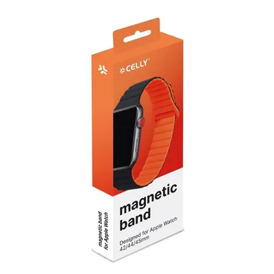 CELLY APPLE WATCH 42/44/45 MAGNETIC BAND WBANDMAGBKOR