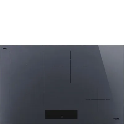 PRONTA CONSEGNA - Smeg S Piano cottura a induzione SIM1844DG in vetroceramica Neptune Grey da 80 cm