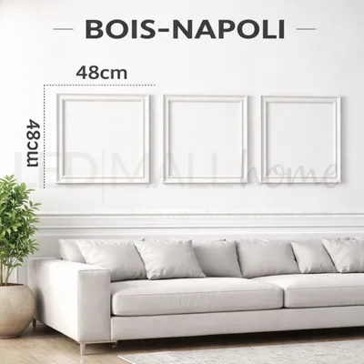Kit Boiserie LEDMall Home Pronto da Montare con Bordi Pretagliati mod. NAPOLI