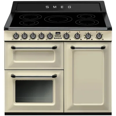 Smeg S Cucina TR103IP2 con tre forni e piano cottura induzione finitura panna da 100x60 cm - PROMOZIONE ATTIVA FINO AL 19/10