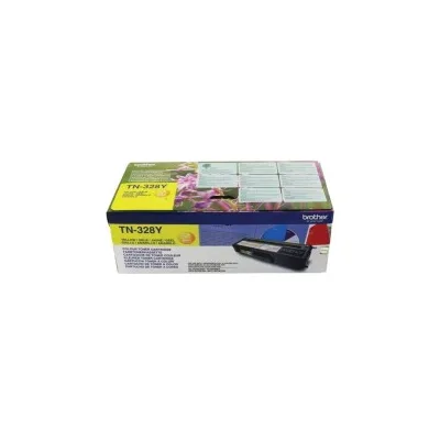 TONER ORIGINALE BROTHER TN-328Y TN328Y GIALLO DCP-9270CDN HL 4570