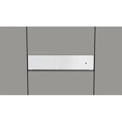 Fulgor Cassetto scaldavivande FWD 150 WH finitura vetro bianco da 60 cm