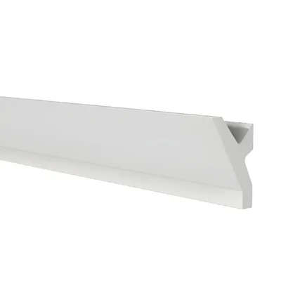 Modanatura 2m per led in duropolimero effetto luce indiretta 2000x60x37mm