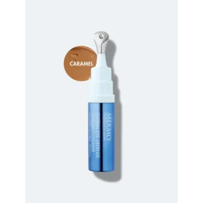 MIAMO SKIN COLOR CARE GLOBAL EYE DEFENCE PEPTIDE CONCEALER CARAMEL SPF30