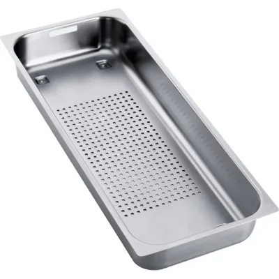 Franke Vaschetta forata 112.0057.850 in acciaio inox da 17.2x41.2 cm