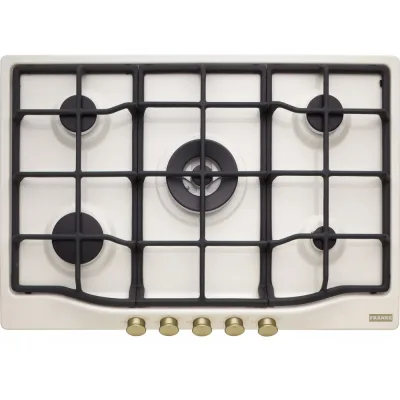 Franke Piano cottura a gas Country 750 FCH 755 4G TC C 106.0696.855 finitura bianco perlato da 75 cm