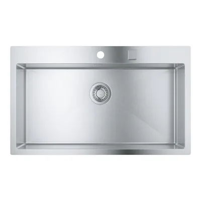 Grohe Lavello una vasca 31584SD1 finitura acciaio inox da 85x51 cm