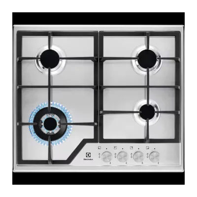 PRONTA CONSEGNA - Electrolux | Piano cottura a gas Slim Profile KGS64362XX finitura inox EasyClean da 60 cm