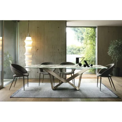 Sedit Tavolo fisso Aliante con struttura in metallo e piano a scelta - IN PROMOZIONE FINO AL 6/07
