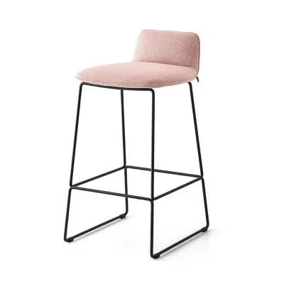 Connubia Sgabello Riley Soft CB2108-A con struttura in metallo e seduta a scelta da h. 80 cm - IN PROMOZIONE FINO ALL' 11/07