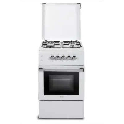 De Longhi Cucina a libera installazione DL554GW2 a 4 fuochi e forno a gas finitura bianco da 50 cm