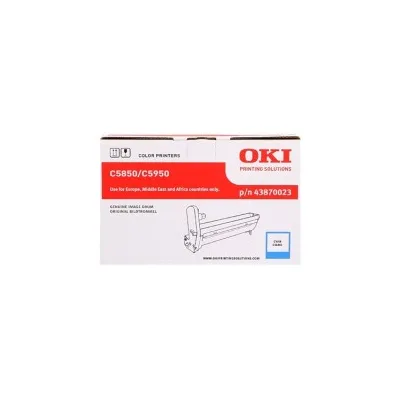 GRUPPO TAMBURO ORIGINALE OKI 43870023 C5950 C5850 MC5650 20K CIANO