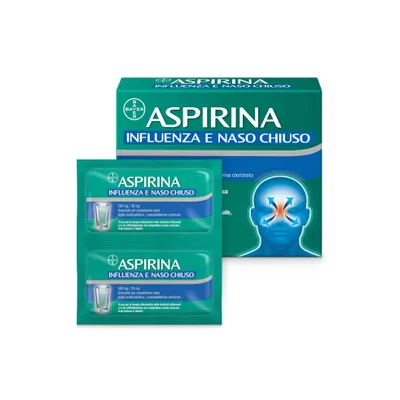 ASPIRINA INFLUENZA E NASO CHIUSO 10 BUSTE