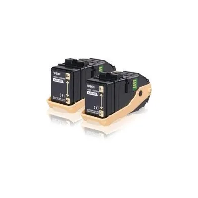 BIPACK 02 TONER ORIGINALE EPSON NERO C13S050609 0609 Epson Aculaser C9300 2PZ