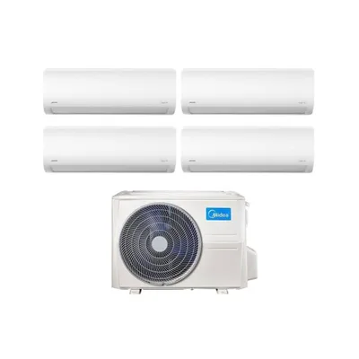 Climatizzatore Condizionatore MIDEA Quadri Split serie XTREME inverter da 9000+12000+12000+12000 con M4O-36FN8 R-32 Wi-Fi Integrato 9+12+12+12 A++/A