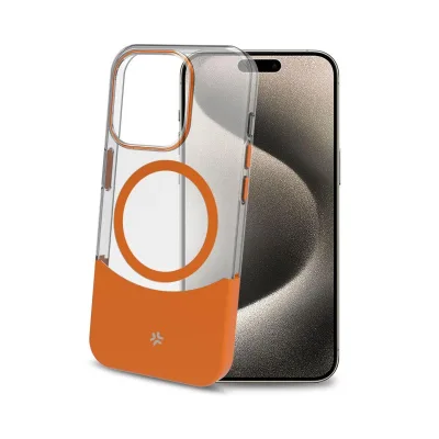 CELLY MAGSAFE COVER IPHONE 16 PRO MAX BK MAGDUAL1081OR