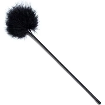 Frustino Ticler tintillatore piume circa 42 cm fetish bondage BDSM sadomaso nero