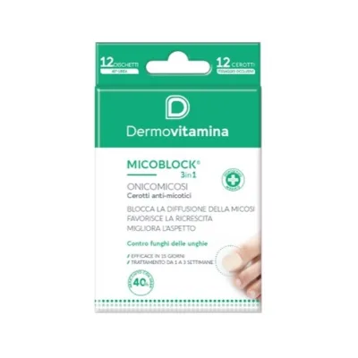 DERMOVITAMINA ONICOMICOSI PATCH 12 PEZZI