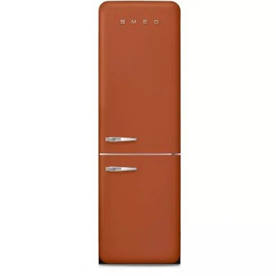 Smeg Frigorifero combinato con cerniere a destra a libera installazione FAB32RACM6 finitura amber clay da 60 cm