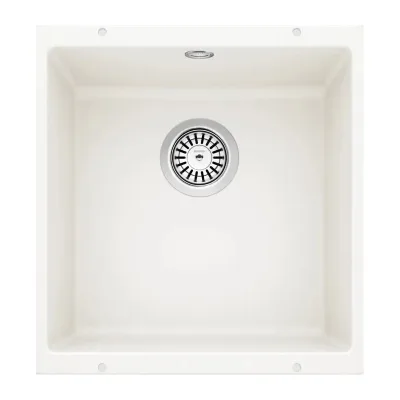 Blanco | Lavello a una vasca ROTAN 400-U 1521334 finitura bianco da 43 cm - Sottotop