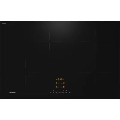 Miele Piano cottura a induzione KM 7373 FL KM in vetroceramica nero da 80 cm